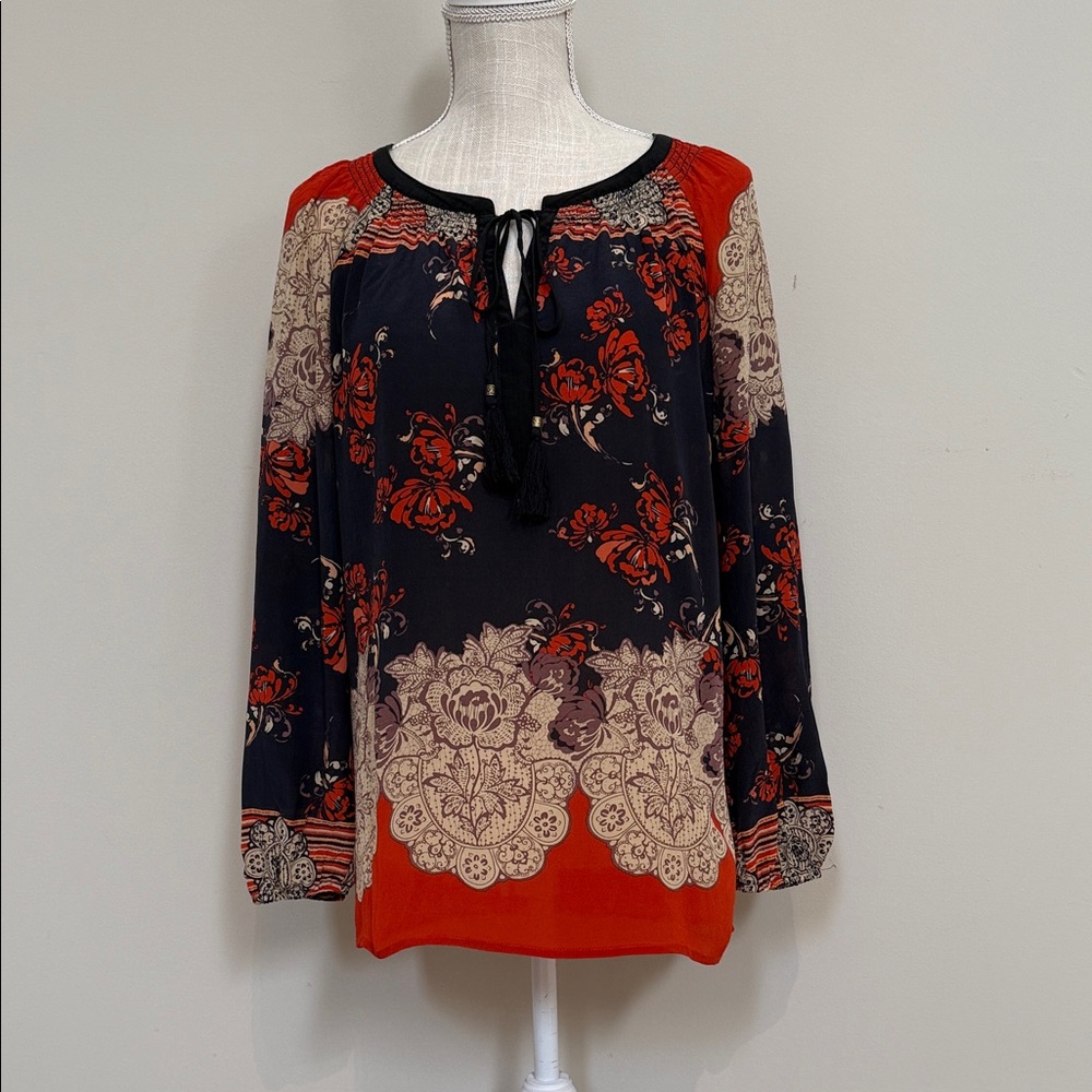 Anthropologie Meadow Rue Floral Boho Blouse